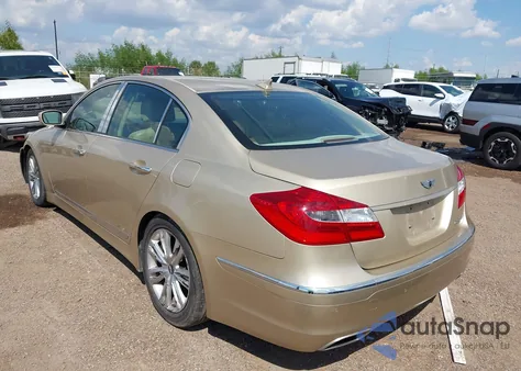 2012 Hyundai Genesis 4.6 из США, поврежденный, VIN KMHGC4DF7CU205349